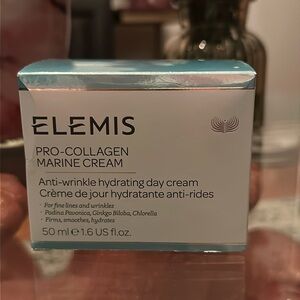 Unopened Elemis pro-collagen marine cream. Hydrating day cream.